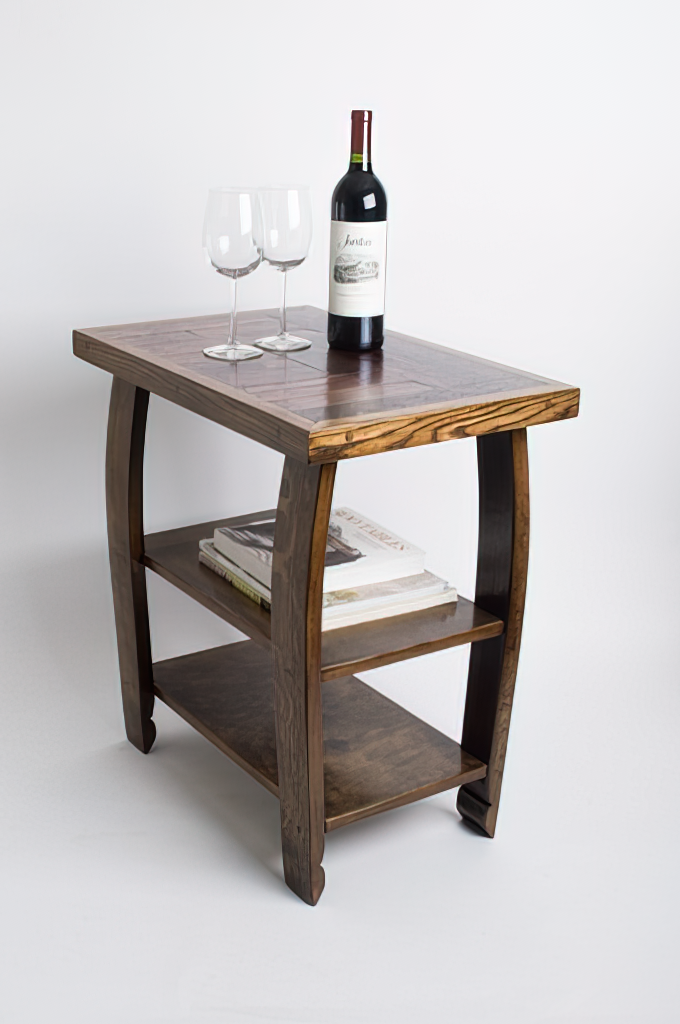 Wine Stave Side Table