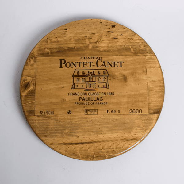 Chateau Pontet-Canet Crate Lazy Susan