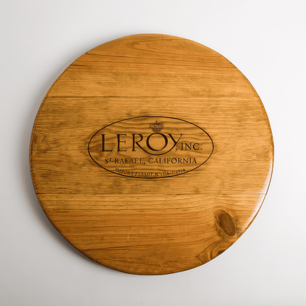 Leroy Crate Lazy Susan -Golden Oak Stain
