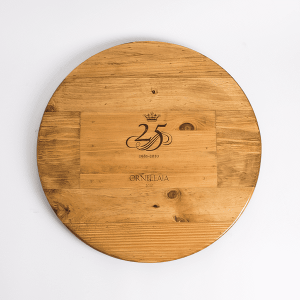 Large Ornellaia Wine Crate Lazy Susan from 2010
