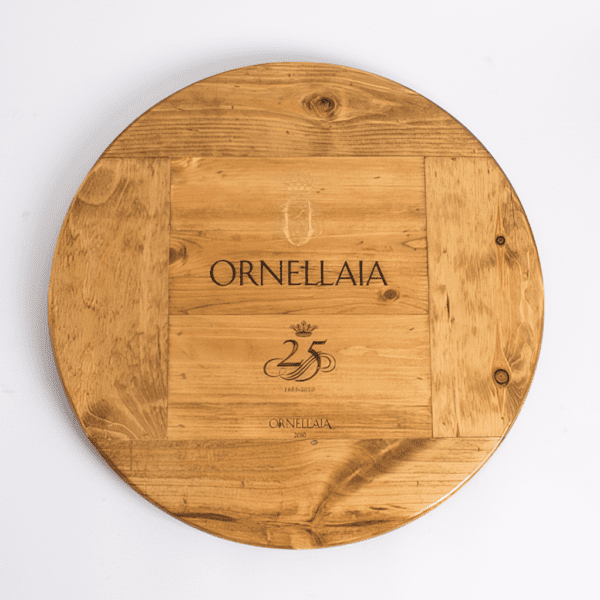 Large Ornellaia Wine Crate Lazy Susan