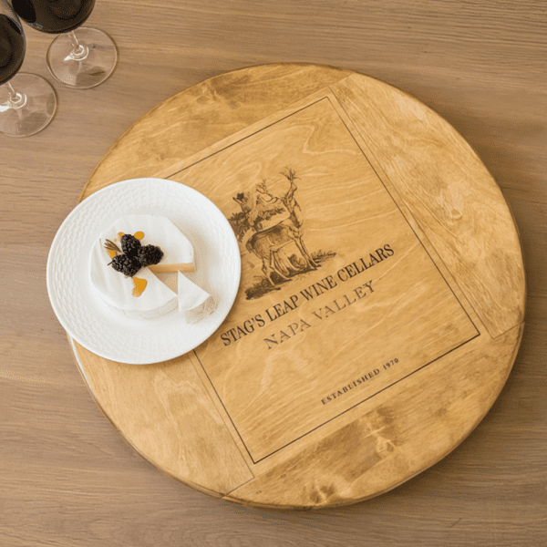 Large Stag's Leap Crate Lazy Susan