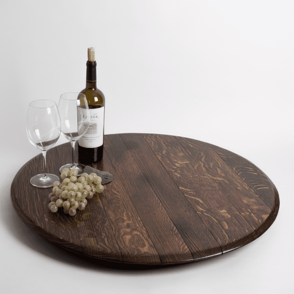 Puncheon Wine Barrel Lazy Susan
