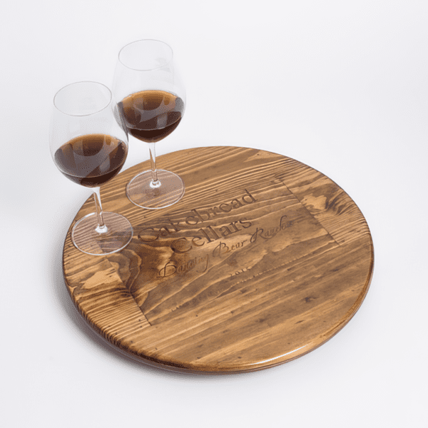 Cakebread Dancing Bear Crate Lazy Susan, Provincial Stain