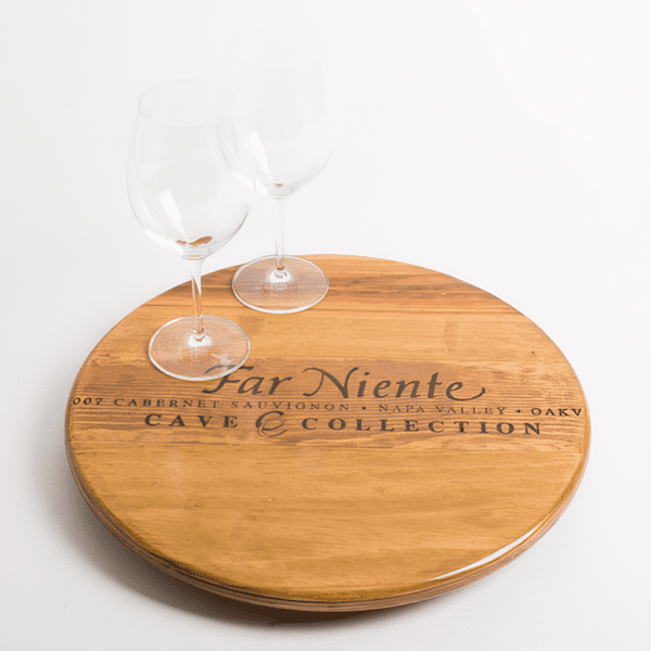 Far Niente Cave Collection Crate Lazy Susan -Golden Oak