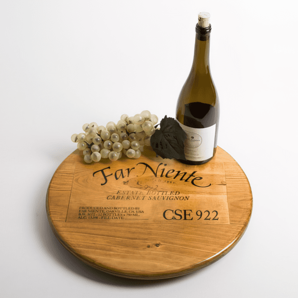 Far Niente Detail Crate Lazy Susan -Golden Oak