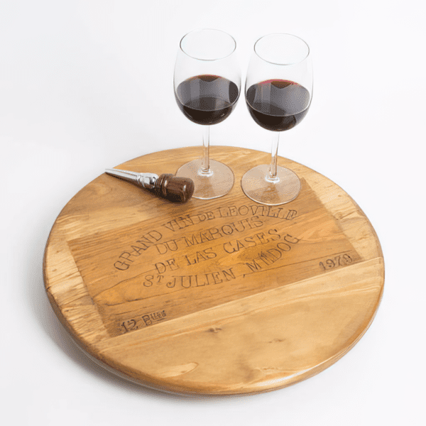 Grand Vin De Leoville Crate Lazy Susan