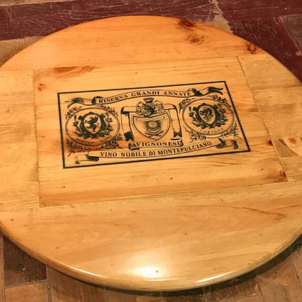 Large Avignonesi Crate Lazy Susan