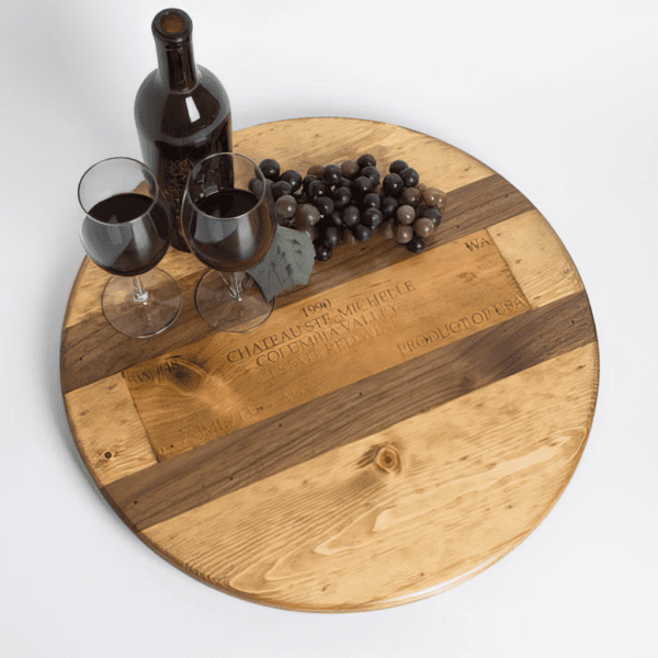 Large Chateau St. Michelle Crate Lazy Susan