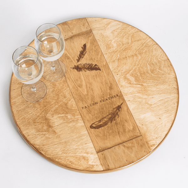 Fallen Feather Crate Lazy Susan