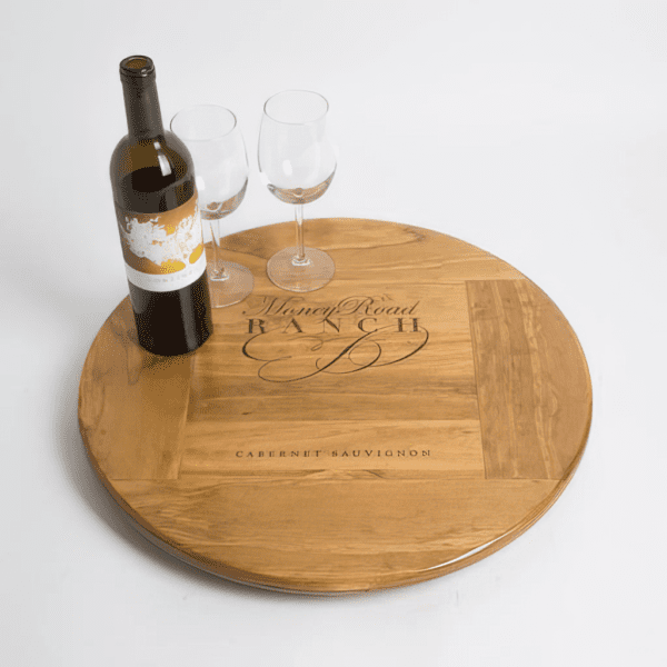 Large Money Road Ranch Crate Lazy Susan