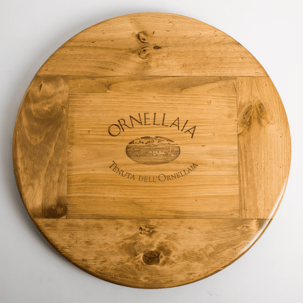 Large Ornellaia Wine Crate Lazy Susan