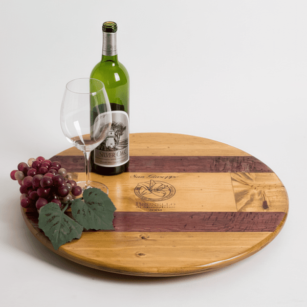 Large San Giuseppe Wine Crate Lazy Susan