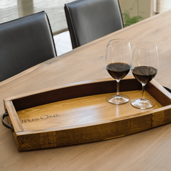 Opus Crate Tray with Barrel Stave Sides