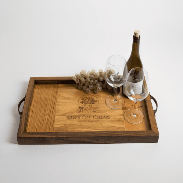 Silver Oak Crate Tray