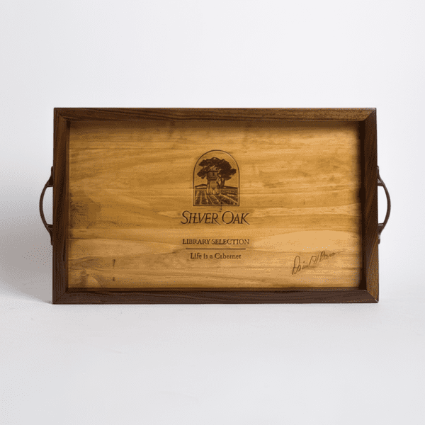 Silver Oak Library Collection Crate Tray