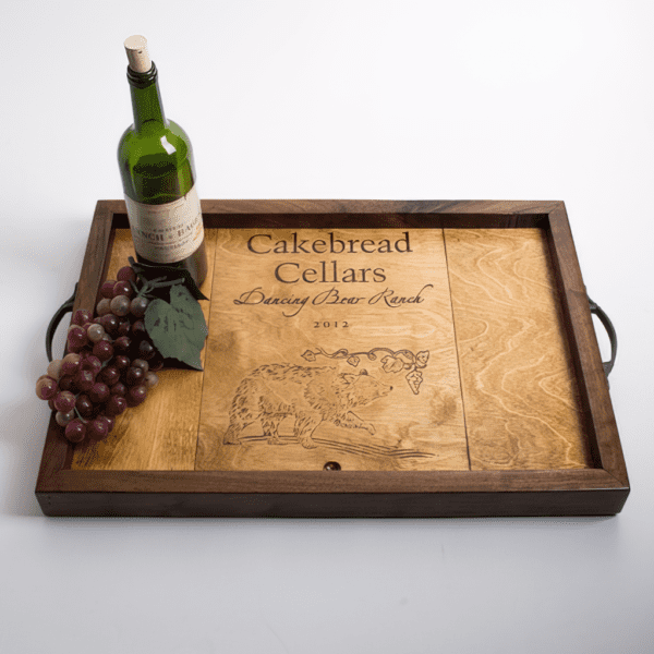Cakebread Cellars Dancing Bear Crate Tray