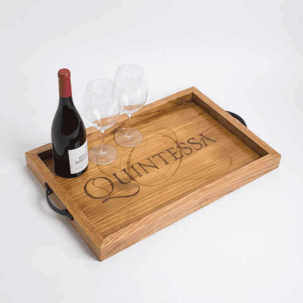 Quintessa Crate Tray with Oak Sides
