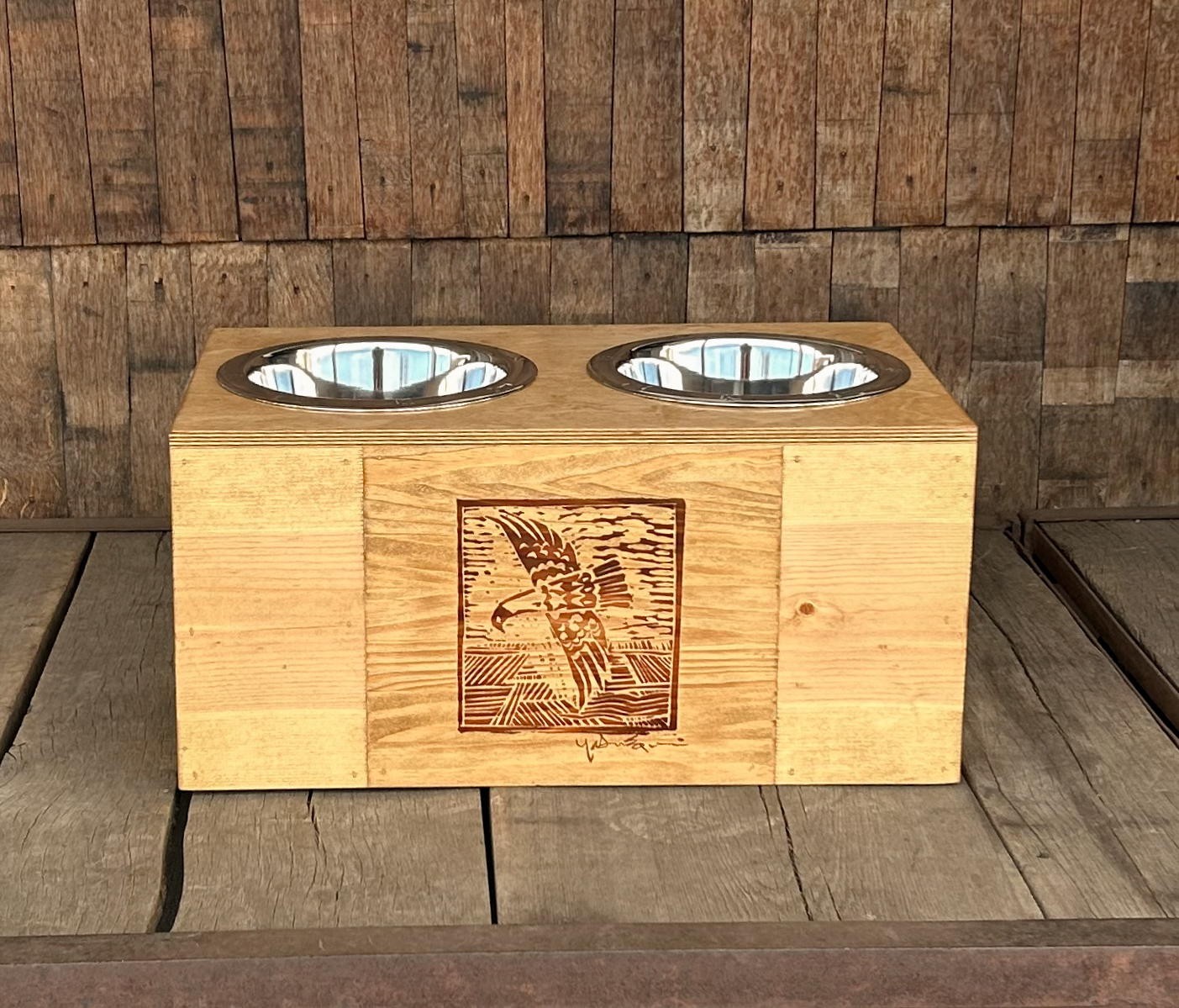 Large Pet Feeder -Screaming Eagle Crate - Image 3