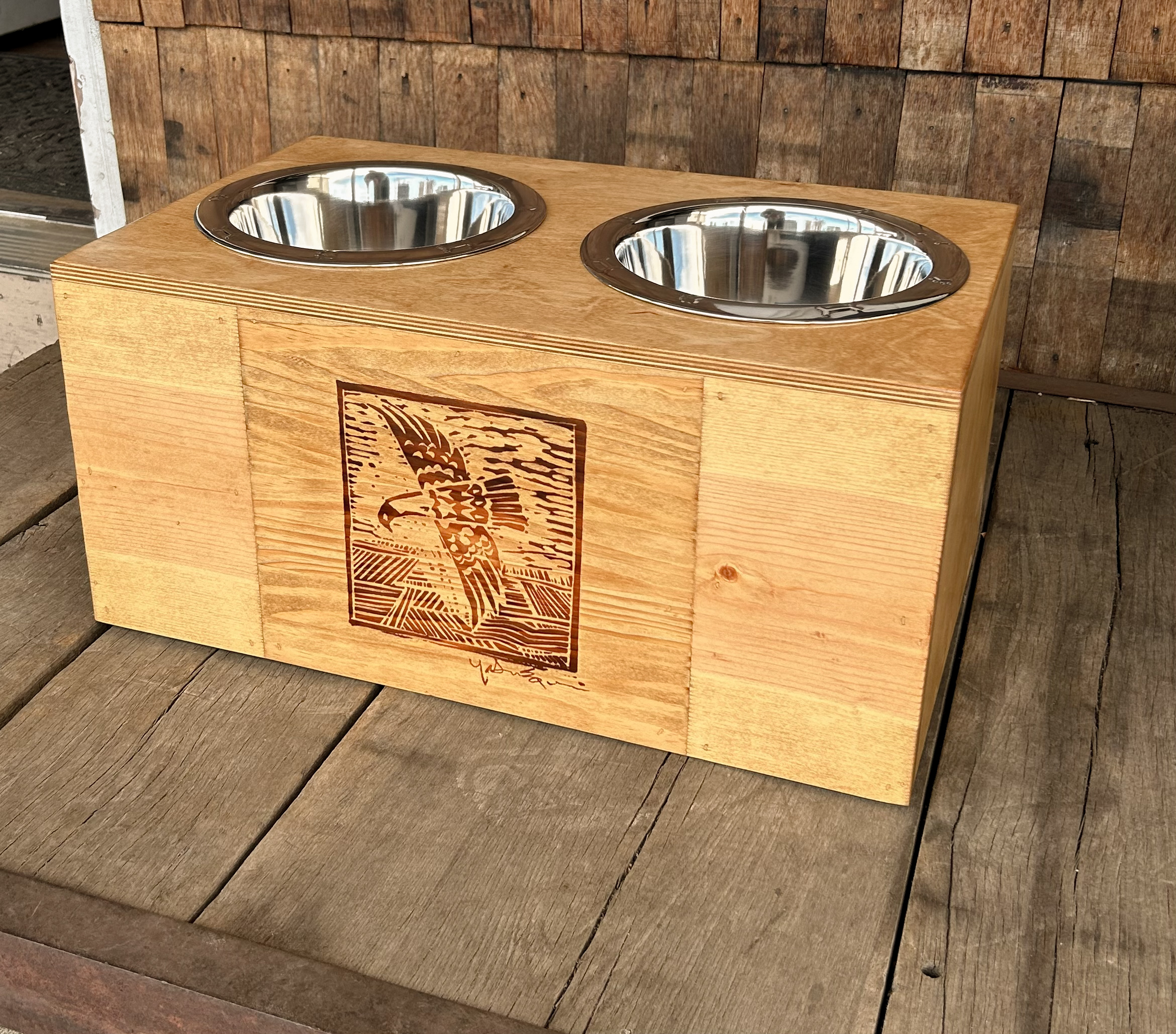 Large Pet Feeder -Screaming Eagle Crate - Image 4