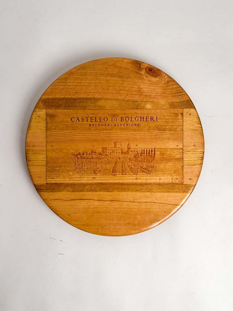 Castello Di Bolgheri Italian Wine Crate Lazy Susan - Image 4