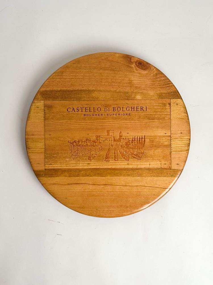 Castello Di Bolgheri Italian Wine Crate Lazy Susan - Image 5