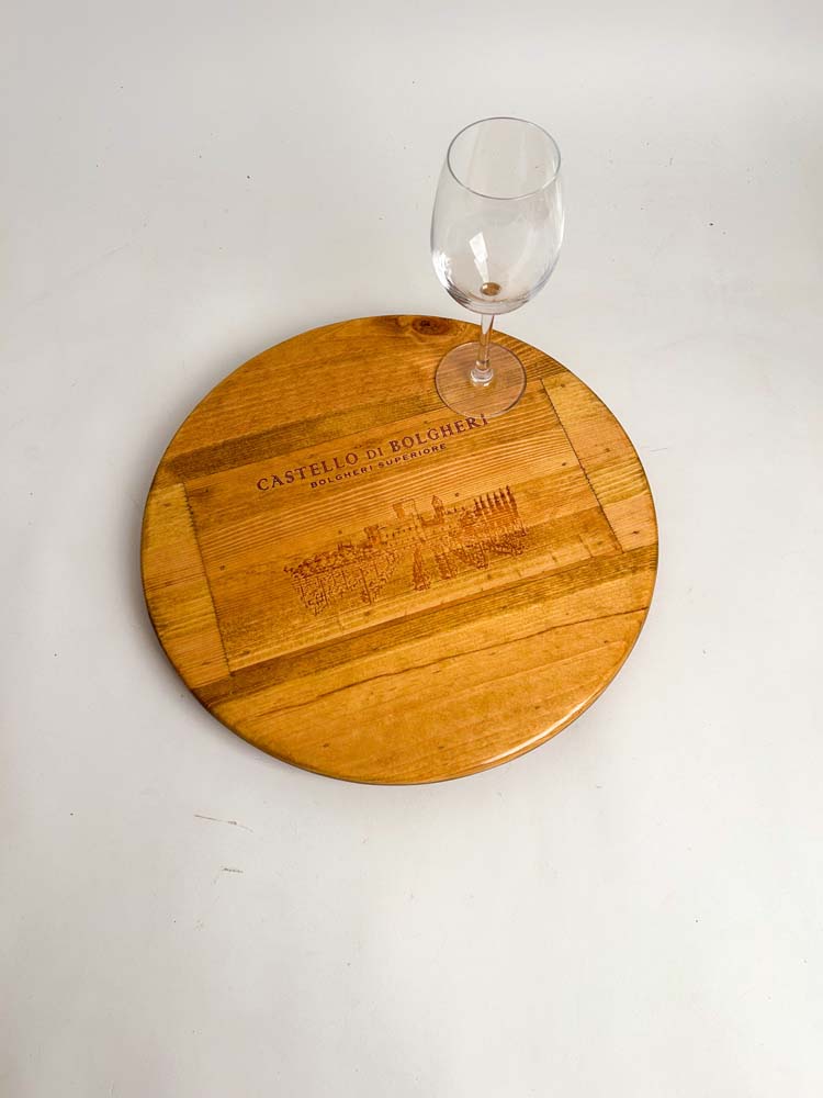 Castello Di Bolgheri Italian Wine Crate Lazy Susan - Image 6