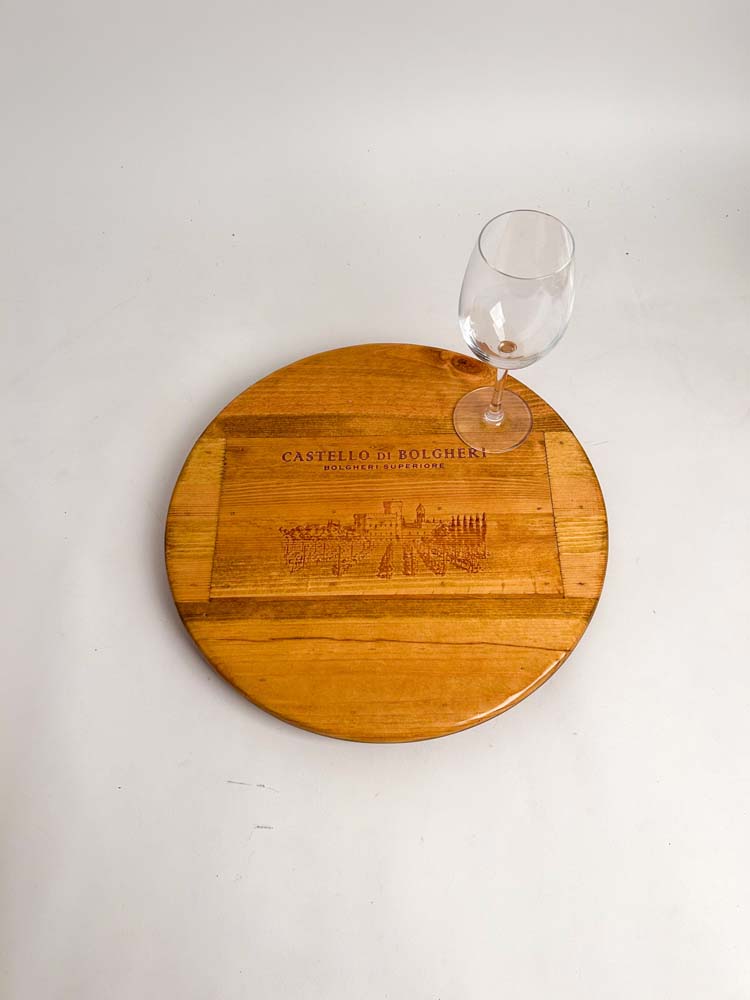 Castello Di Bolgheri Italian Wine Crate Lazy Susan - Image 7