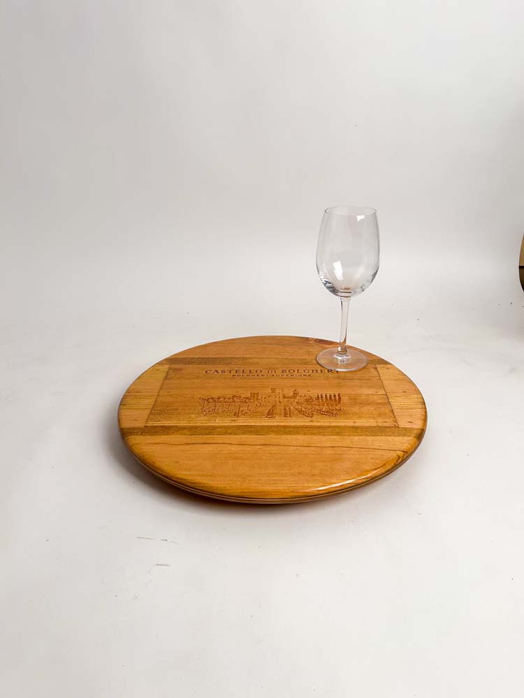 Castello Di Bolgheri Italian Wine Crate Lazy Susan - Image 8