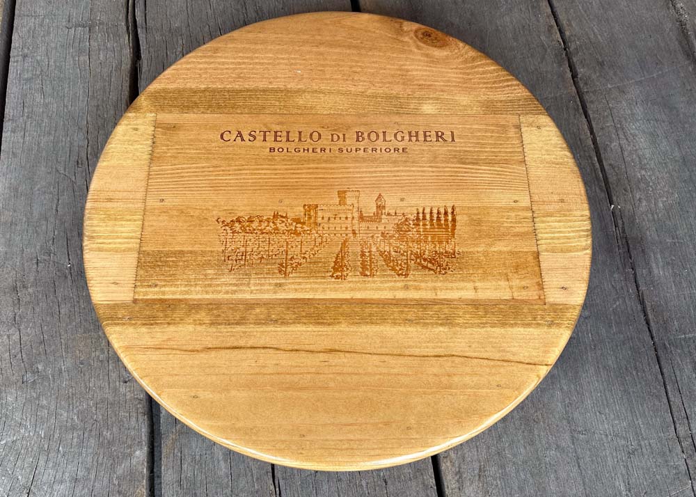 Castello Di Bolgheri Italian Wine Crate Lazy Susan - Image 12