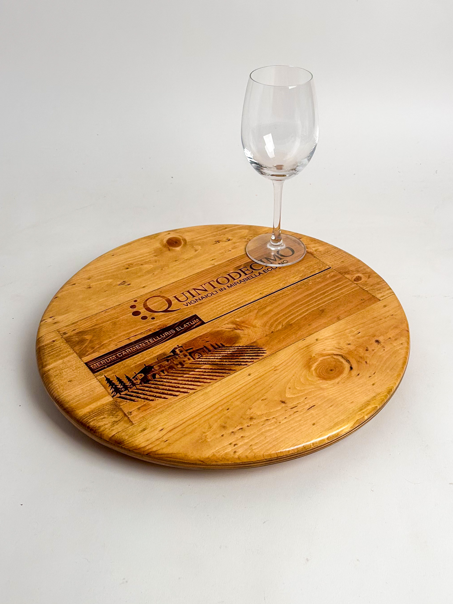 Quintodecimo Italian Wine Crate Lazy Susan - Image 8
