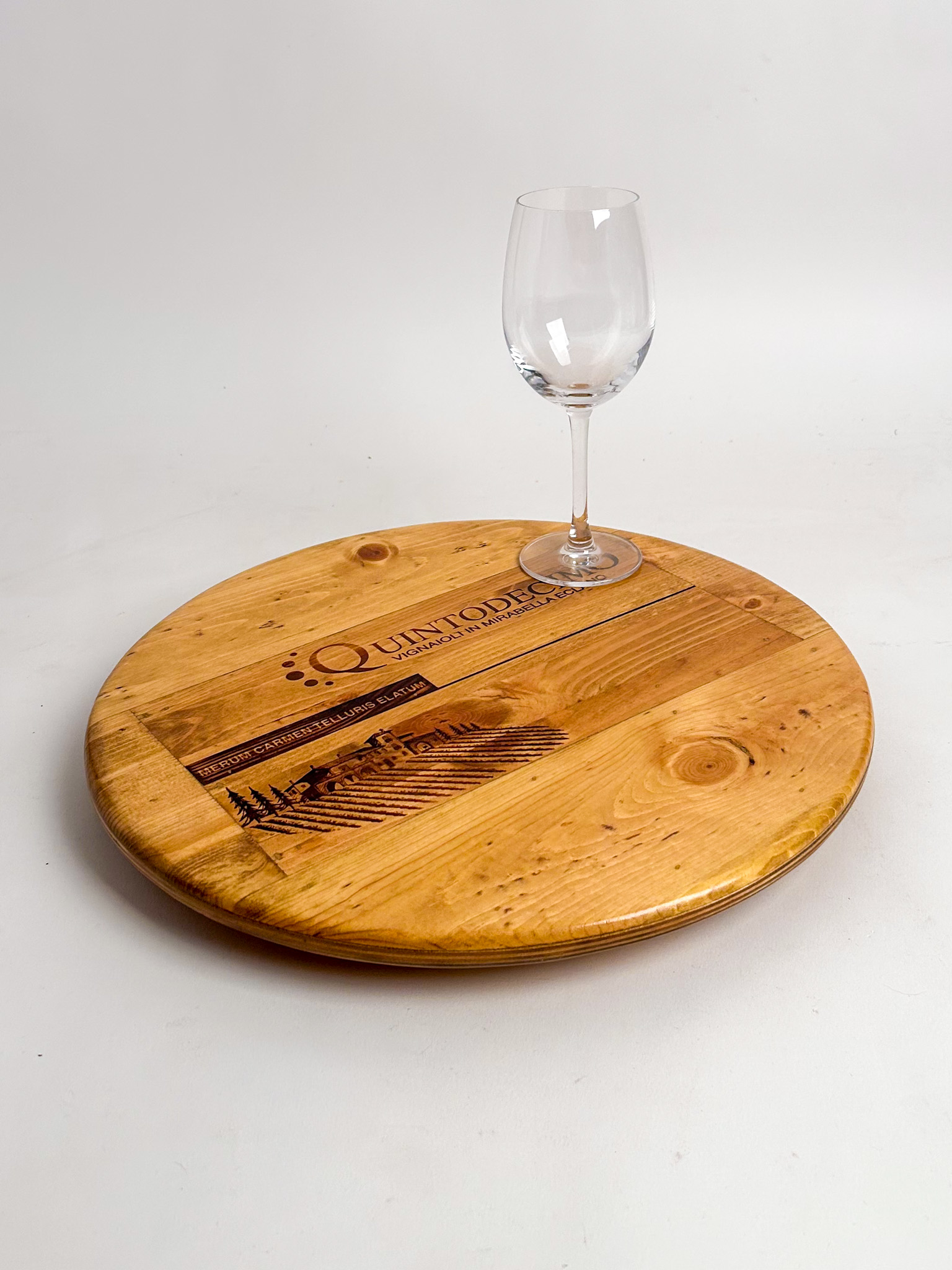 Quintodecimo Italian Wine Crate Lazy Susan - Image 7