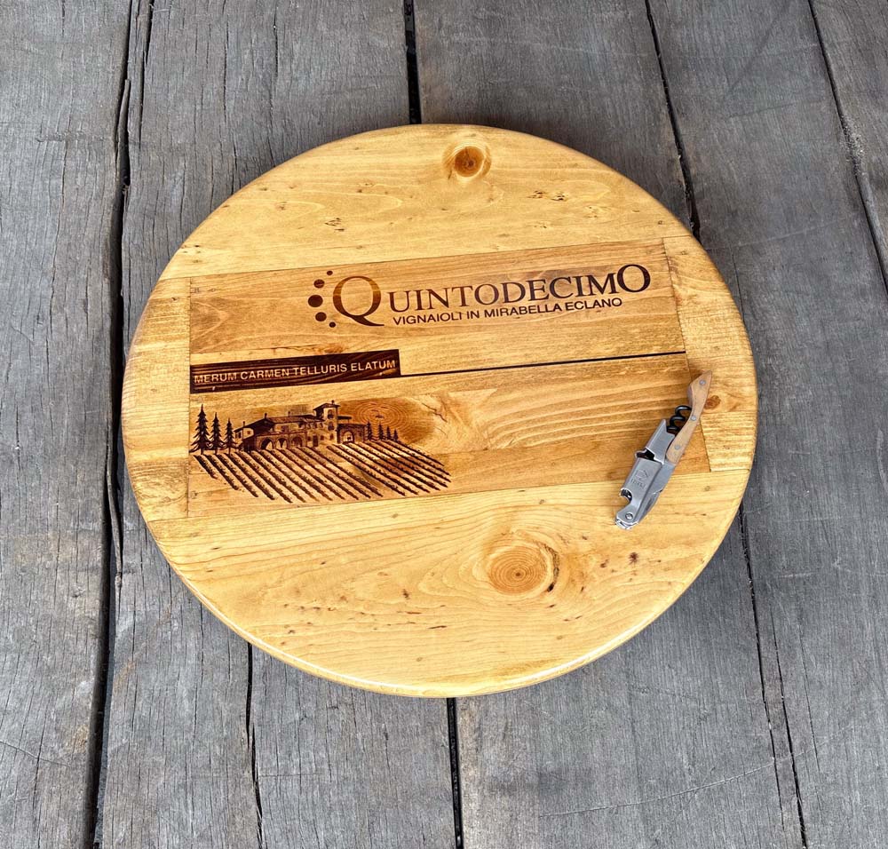 Quintodecimo Italian Wine Crate Lazy Susan - Image 16