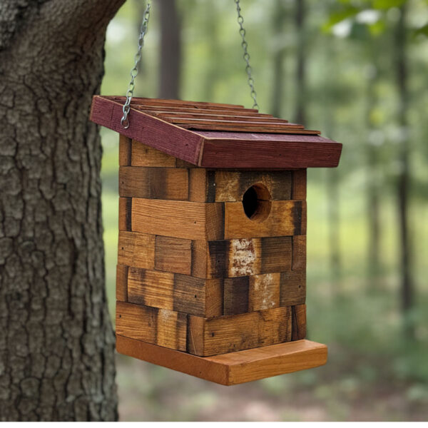 Wine Barrel Birdhouse