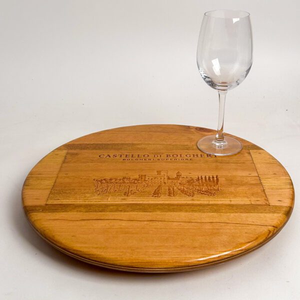Castello Di Bolgheri Italian Wine Crate Lazy Susan