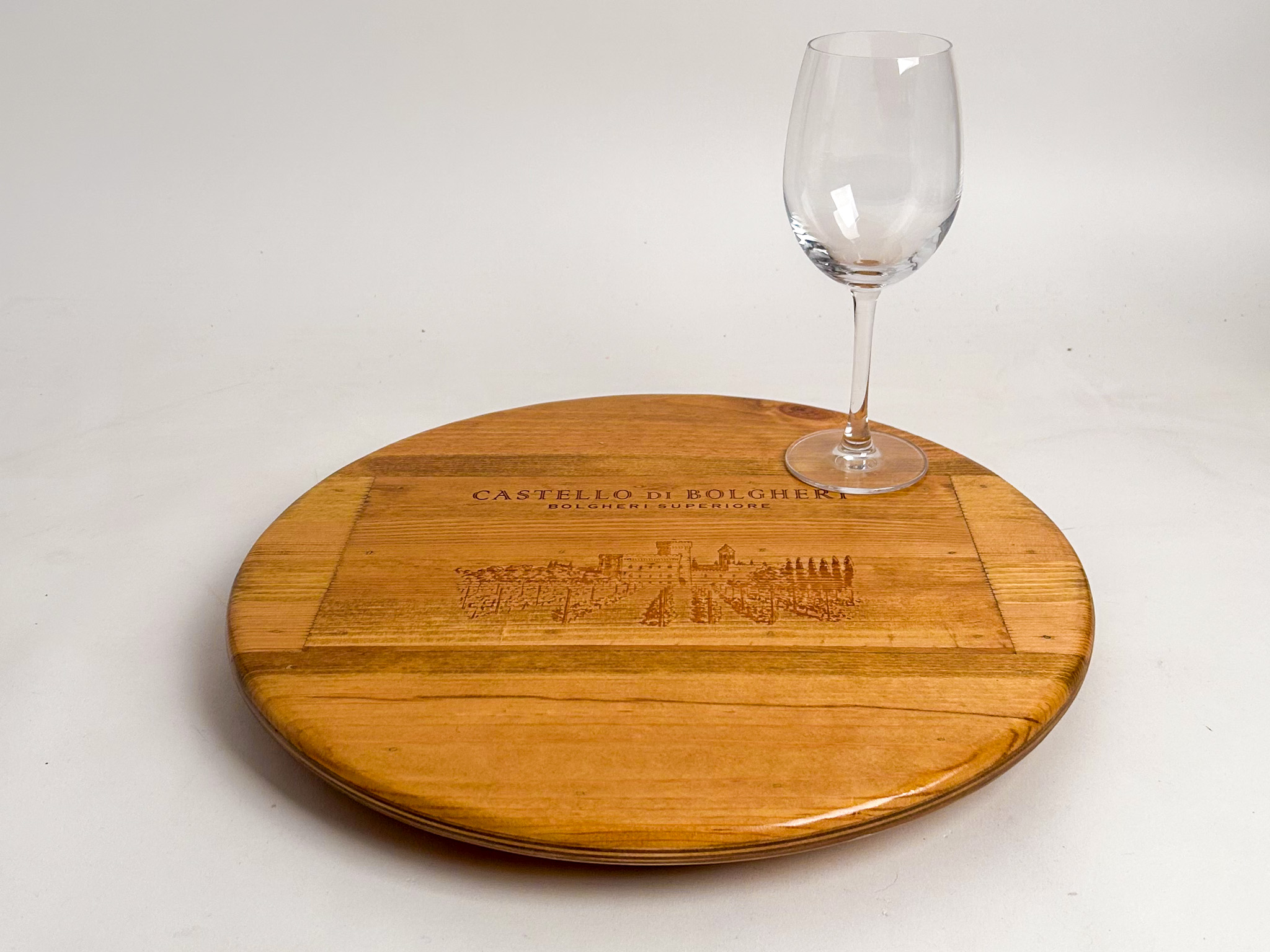 Castello Di Bolgheri Italian Wine Crate Lazy Susan