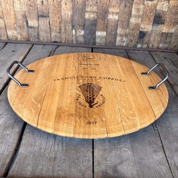 Limited Edition Vintage Barrel Head Cheeseboard -Francis Ford Coppola Winery