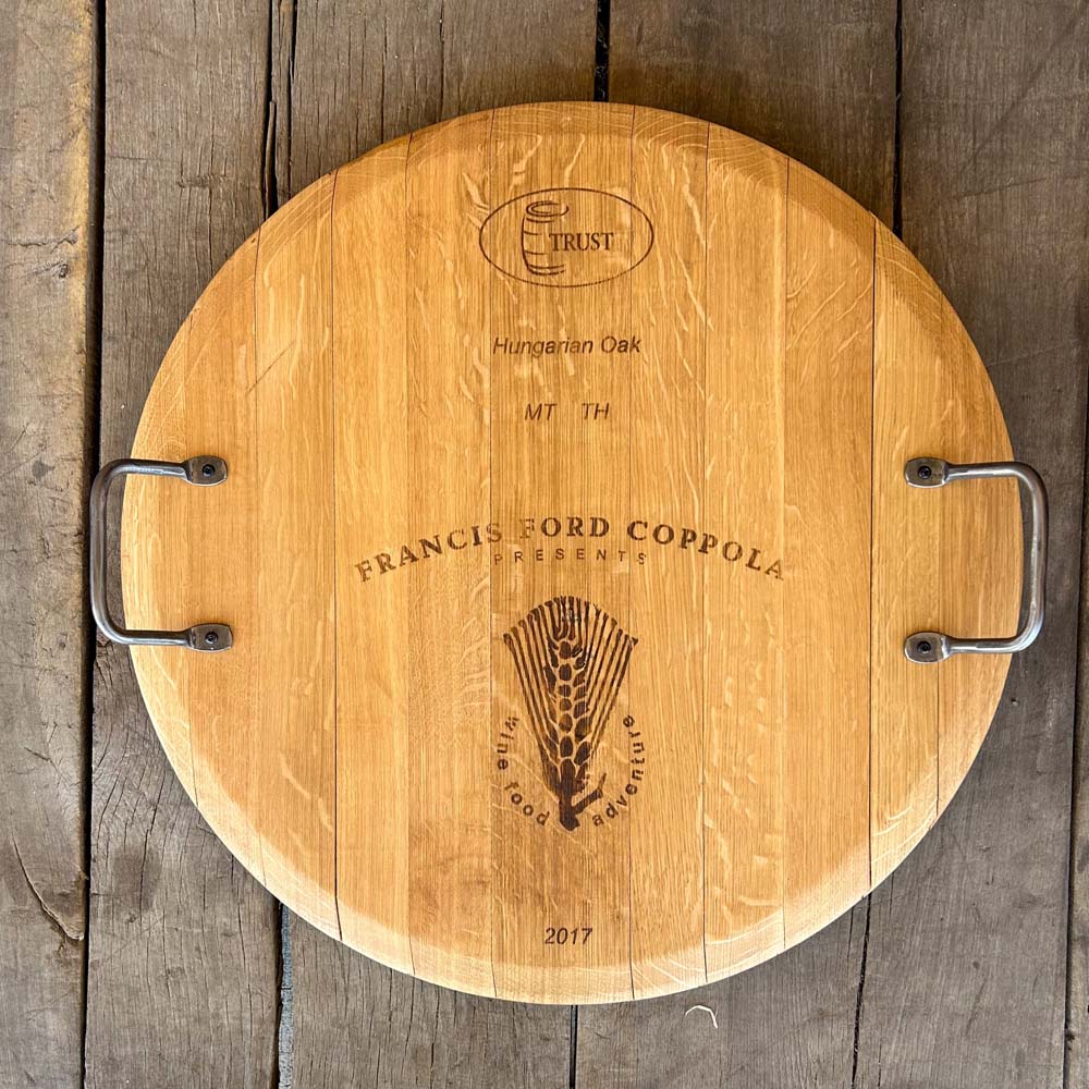 Limited Edition Vintage Barrel Head Cheeseboard -Francis Ford Coppola Winery - Image 9