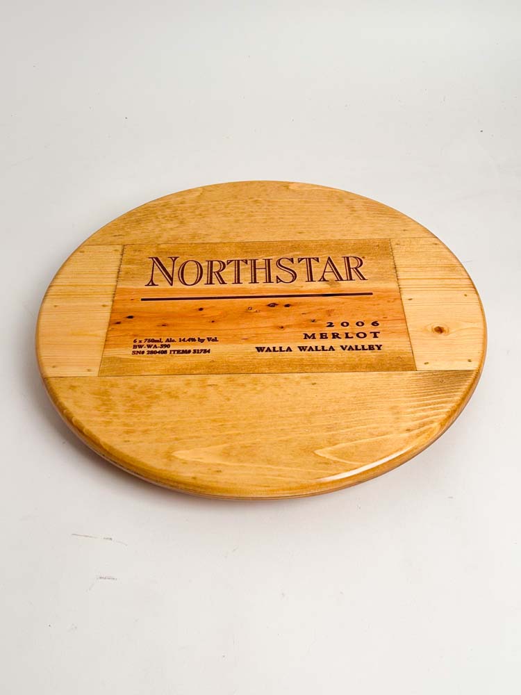 Northstar Wine Crate Lazy Susan