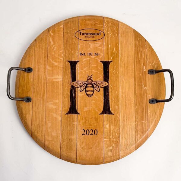 Limited Edition Vintage Barrel Head Cheeseboard -Honig Winery
