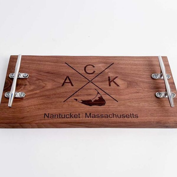 Nantucket ACK Handled Cheeseboard -Walnut