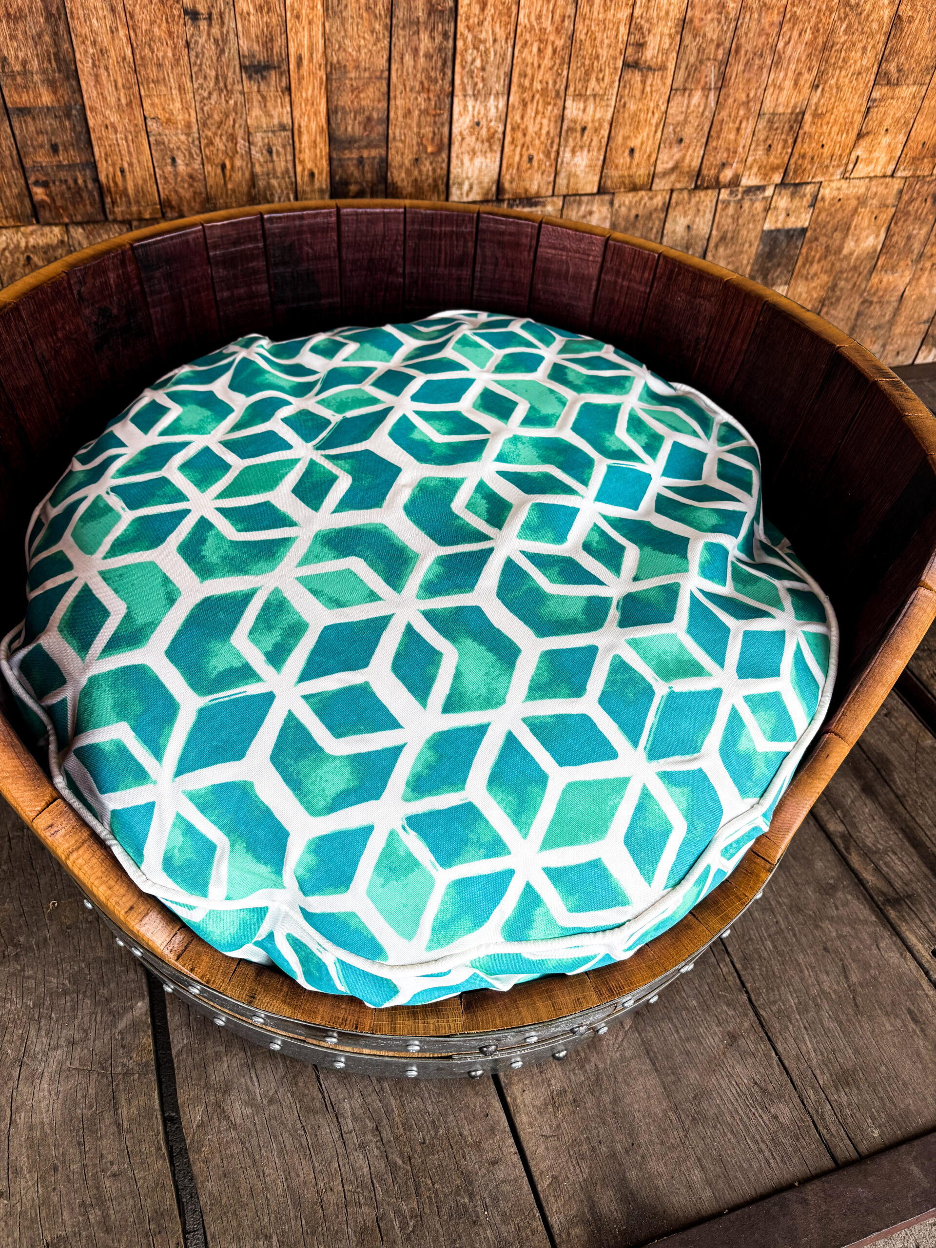 Wine Barrel Dog Bed -Choice of Color - Image 15