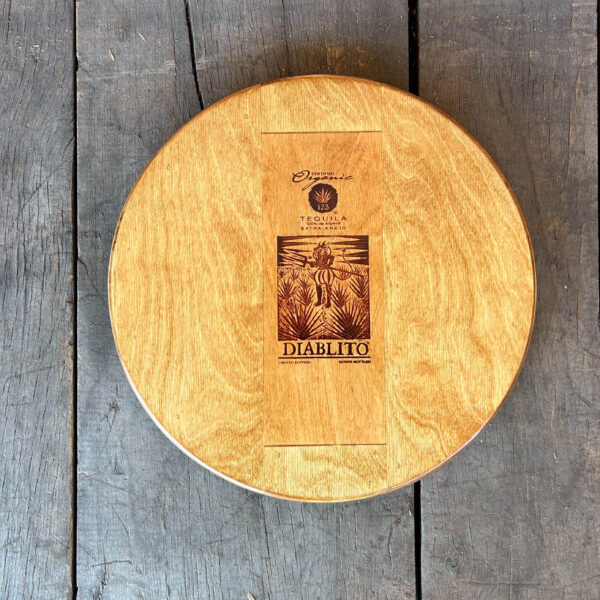 Diablito Tequila Crate Lazy Susan